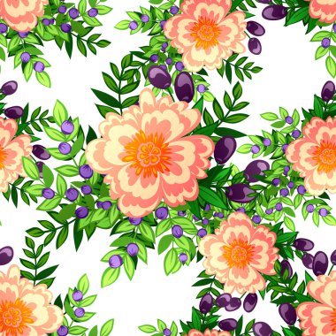 çiçek desen arka plan