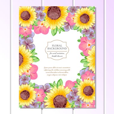 renkli tebrik düğün davetiye kartı