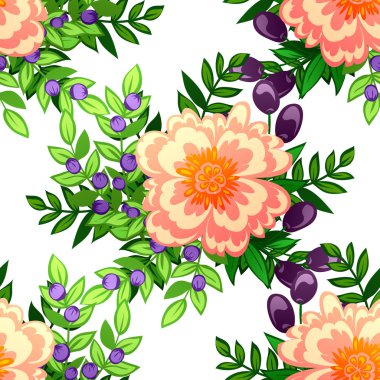 çiçek desen arka plan