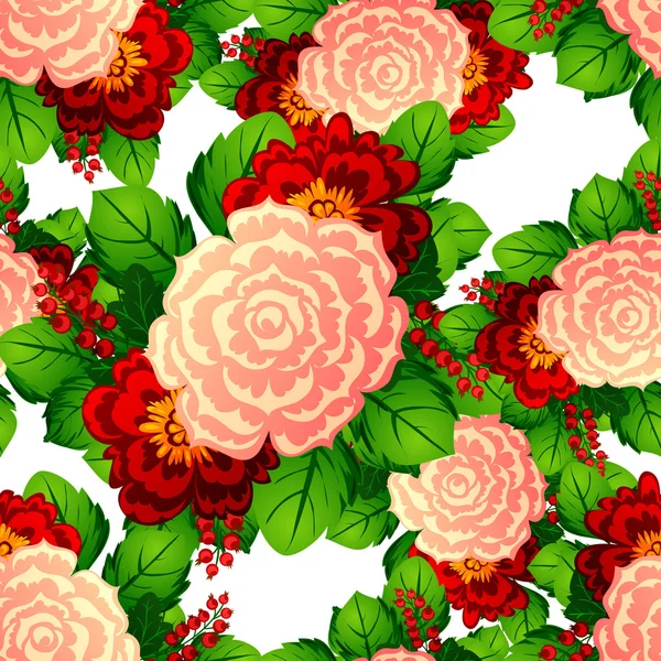 Blume Muster Hintergrund — Stockvektor