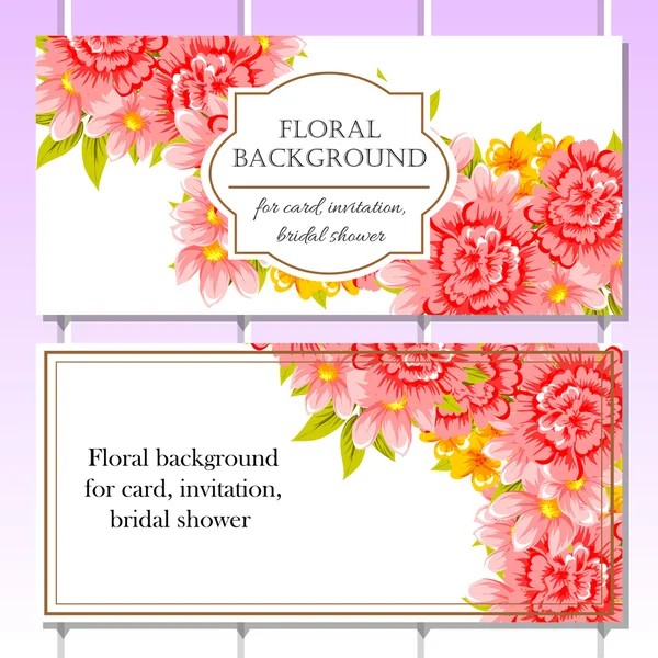 Beautiful floral border — Stock Vector