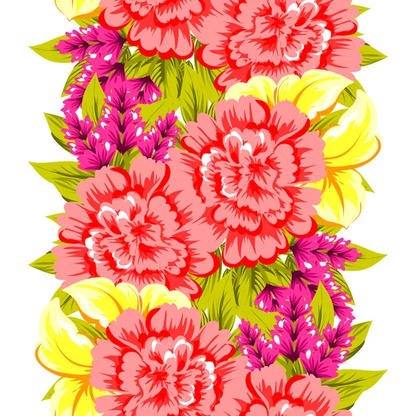 Fond motif fleur — Image vectorielle