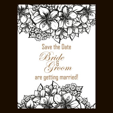 Çiçek ile doğrusal davet