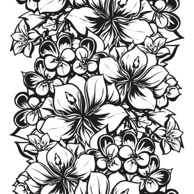 çiçek desen arka plan