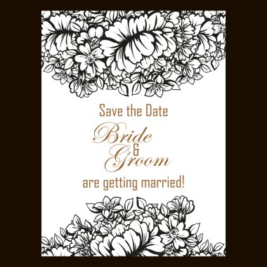 Çiçek ile doğrusal davet