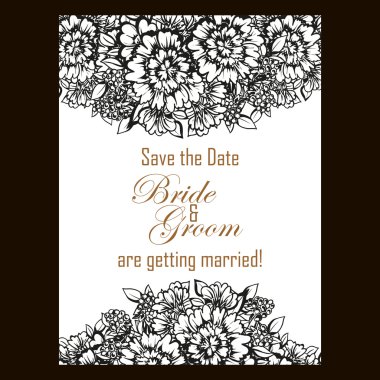 Çiçek ile doğrusal davet