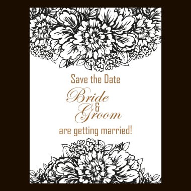 Çiçek ile doğrusal davet