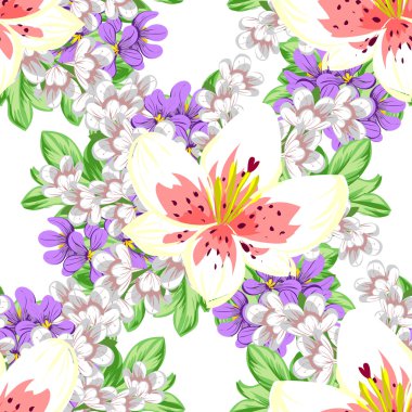 çiçek desen arka plan