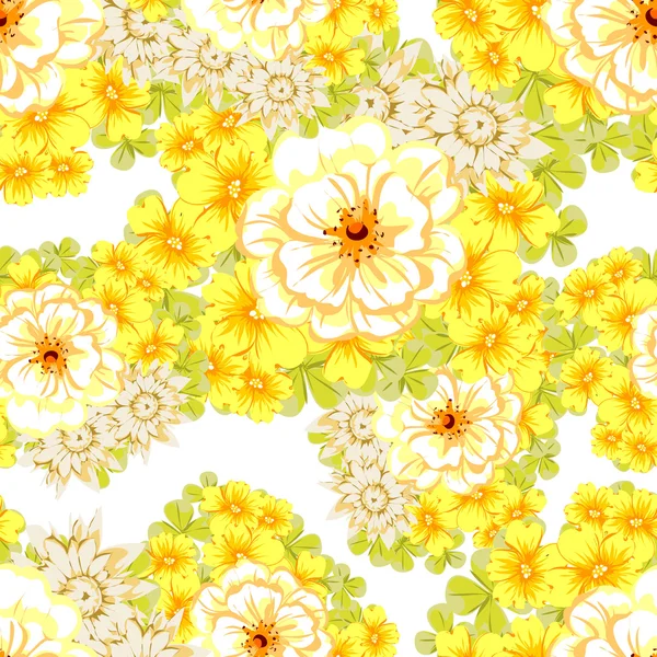 Blume Muster Hintergrund — Stockvektor