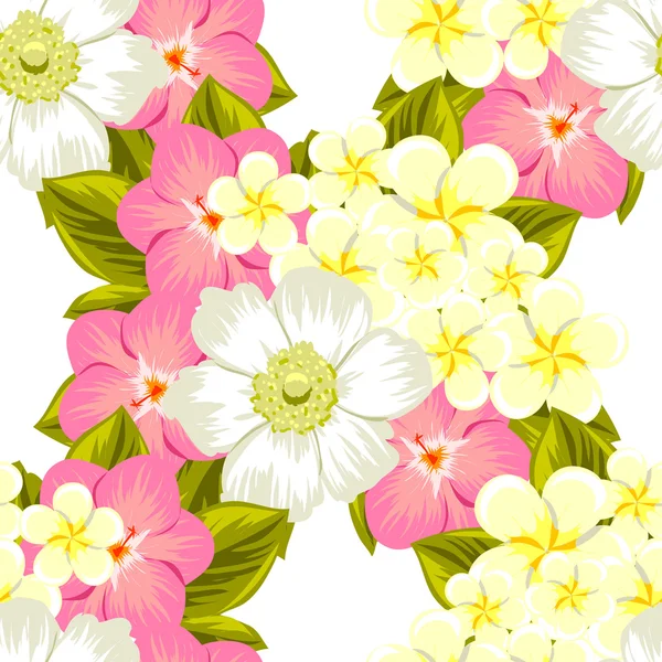 Flower pattern background — Stock Vector