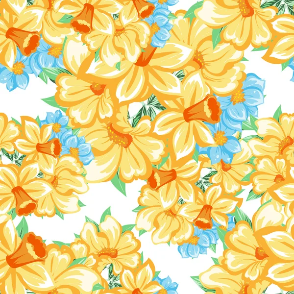 Fond motif fleur — Image vectorielle