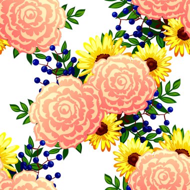 çiçek desen arka plan