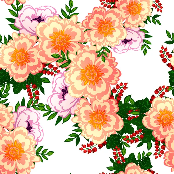 Flower pattern background — Stock Vector