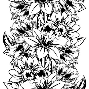 çiçek desen arka plan