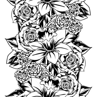 çiçek desen arka plan