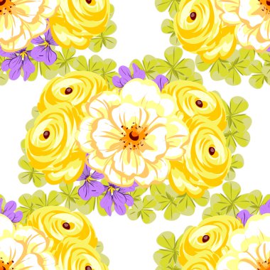 çiçek desen arka plan