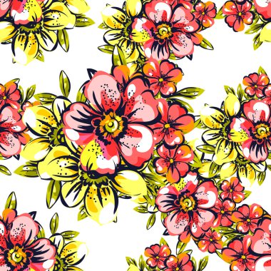 çiçek desen arka plan