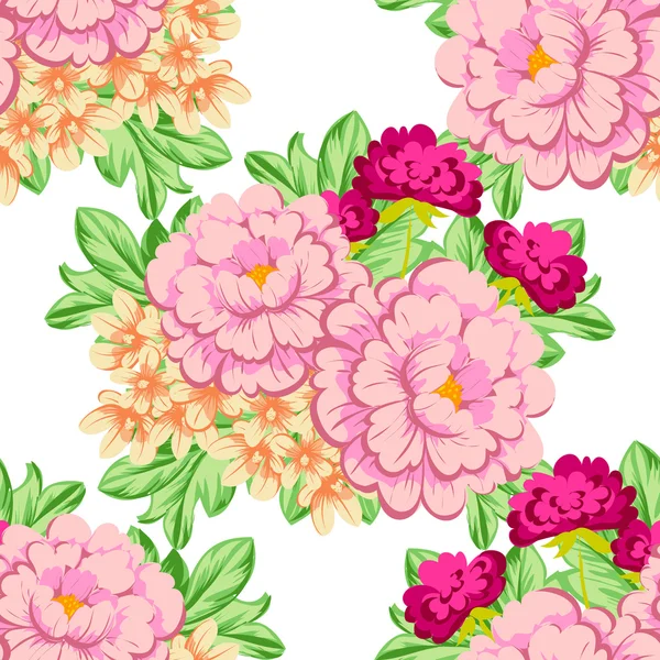 Blume Muster Hintergrund — Stockvektor