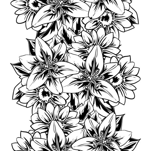 Flower pattern background — Stock Vector