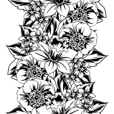 çiçek desen arka plan