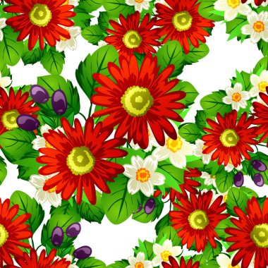 çiçek desen arka plan