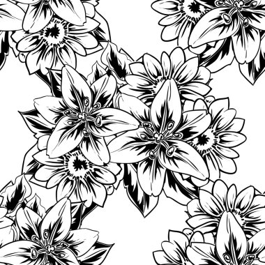 çiçek desen arka plan