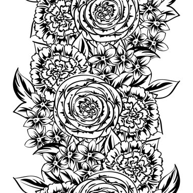 çiçek desen arka plan