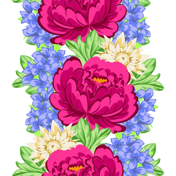 Fond motif fleur — Image vectorielle