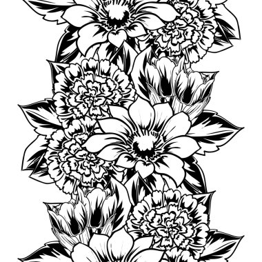 çiçek desen arka plan