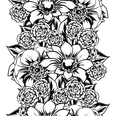 çiçek desen arka plan