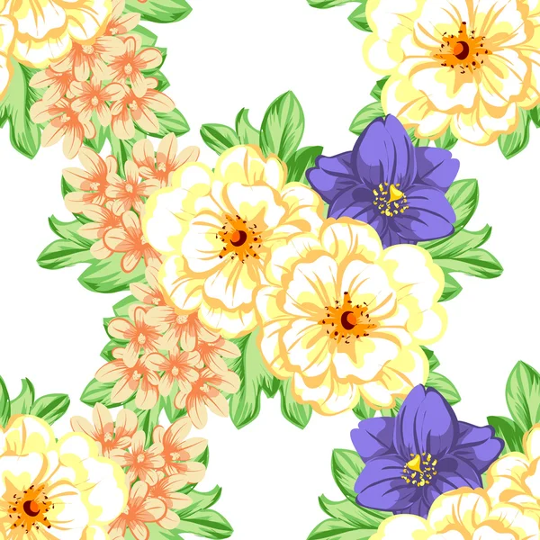 Flower pattern background — Stock Vector