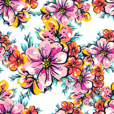 çiçek desen arka plan