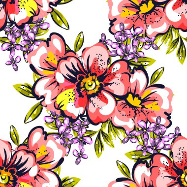 çiçek desen arka plan
