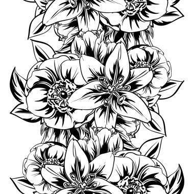 çiçek desen arka plan