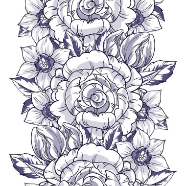 çiçek desen arka plan