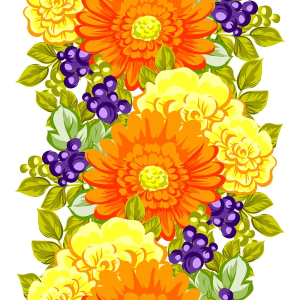 Flower pattern background — Stock Vector