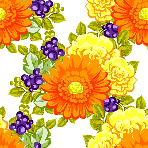 Flower pattern background — Stock Vector