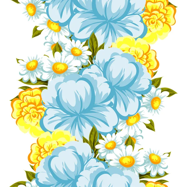 Fond motif fleur — Image vectorielle