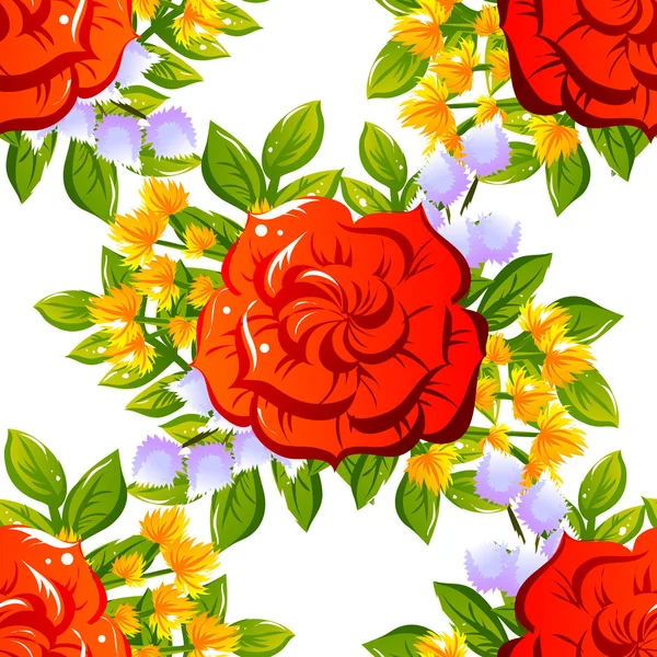 Flower pattern background — Stock Vector