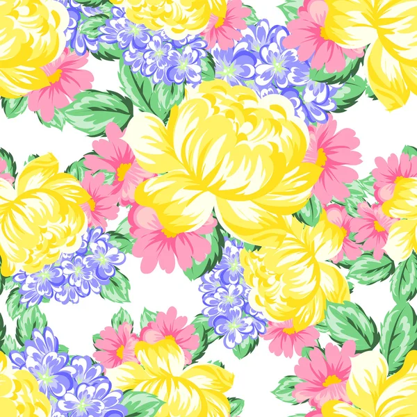 Fond motif fleur — Image vectorielle