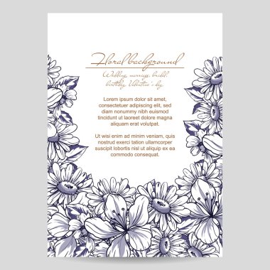 Düğün davetiyesi. 