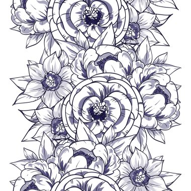 çiçek desen arka plan