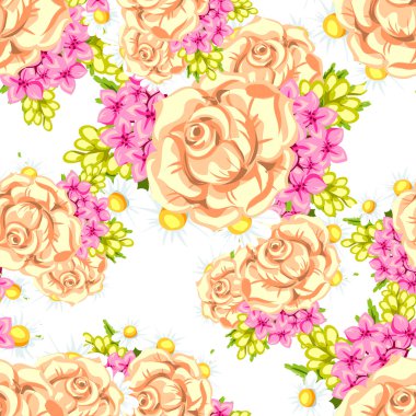 çiçek desen arka plan