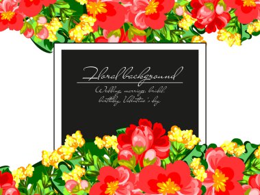 çiçekli narin davet