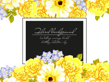 çiçekli narin davet