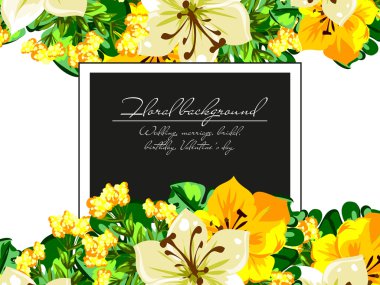 çiçekli narin davet