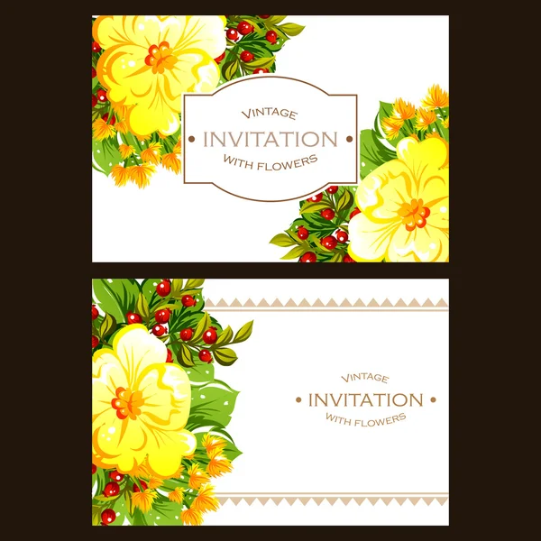 Pozvánky Svatební barevné přání — Stockový vektor