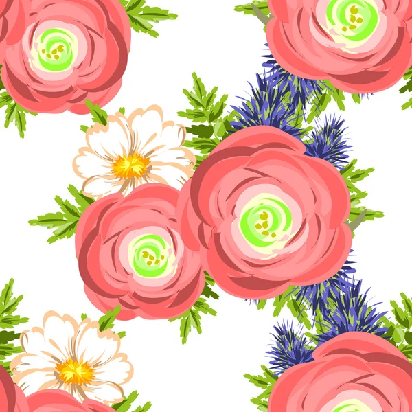 Flower pattern background — Stock Vector