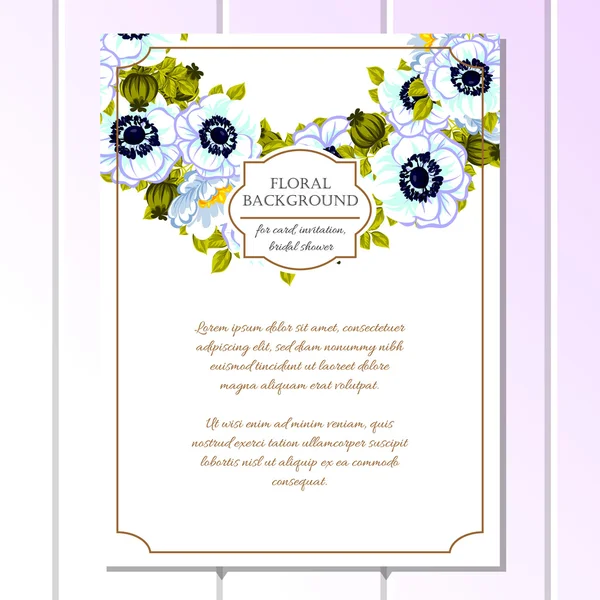 Carte d'invitation de mariage de voeux colorés — Image vectorielle