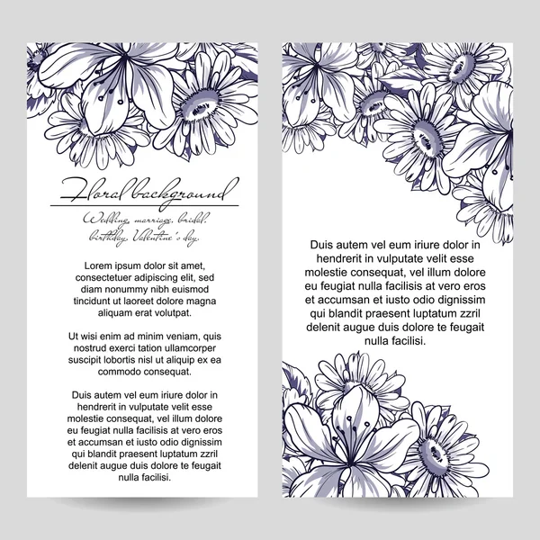 Tarjeta de invitación de boda — Vector de stock